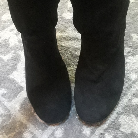 Michael Kors Black Leather and Suede Boots - Picture 7 of 7